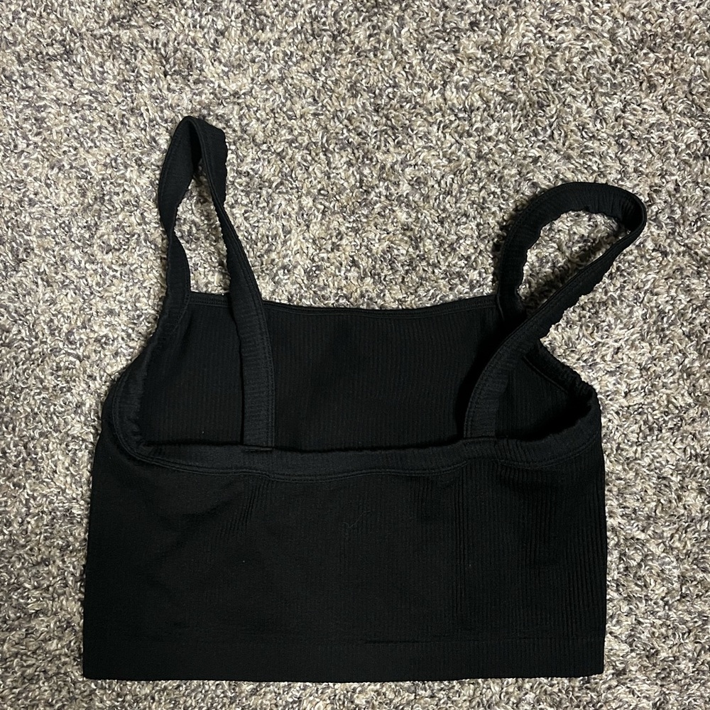 Women's Cropped Tank Top Black Size M - Picture 5 of 6